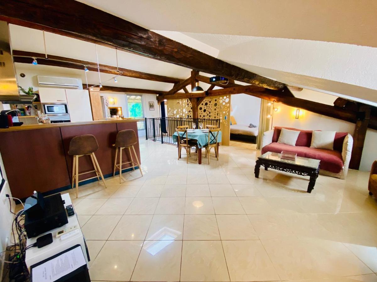 "Gigi" Superbe Loft En Plein Coeur De Sete - Terrasseアパートメント エクステリア 写真